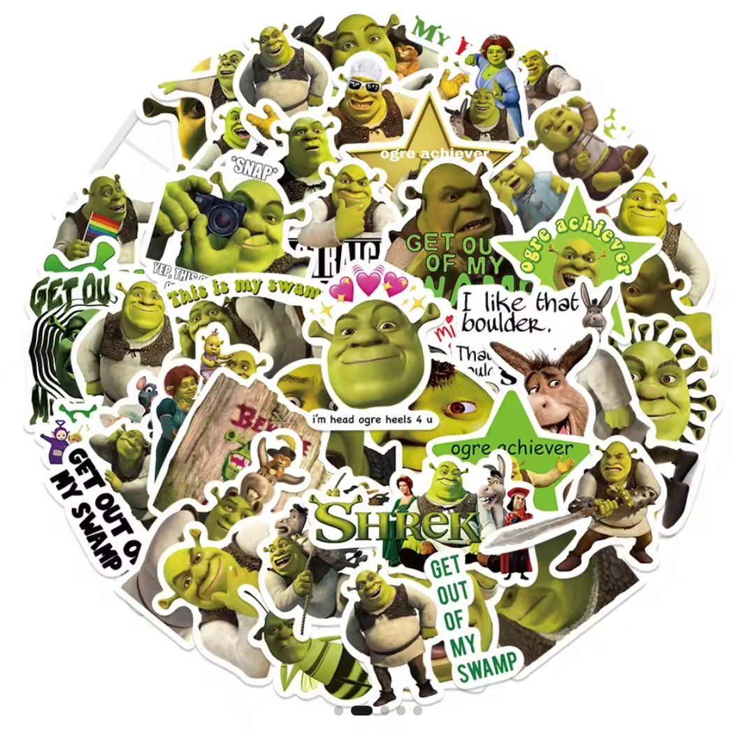 Autocollants: 52 Aufkleber Sticker - Shrek – Neuf avec emballage d'origine à Basel par kun_2hnm