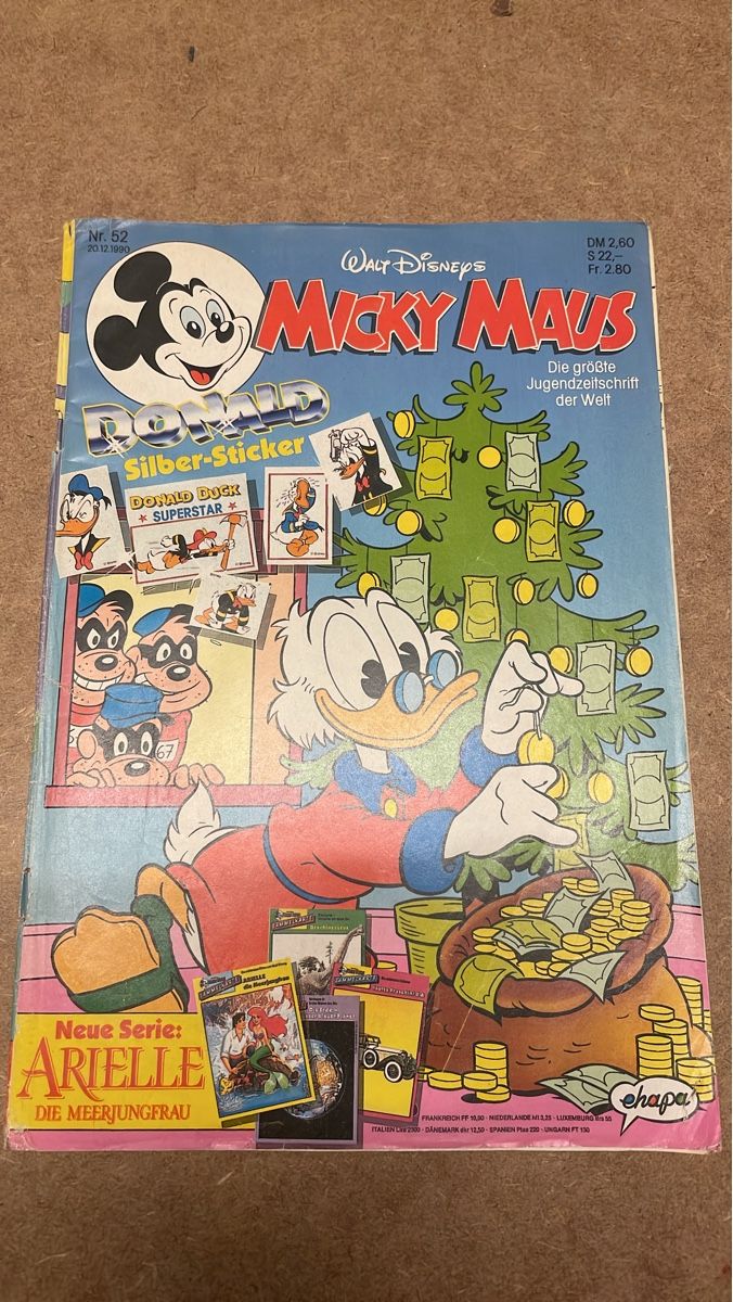 Fumetti: Micky Maus Heft Nr. 52 von 1990 – Usato da Therwil venduto da rubininio