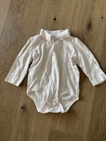 Ralph Lauren rosa Babybody, Grösse 74/9 Mnt, wie neu!