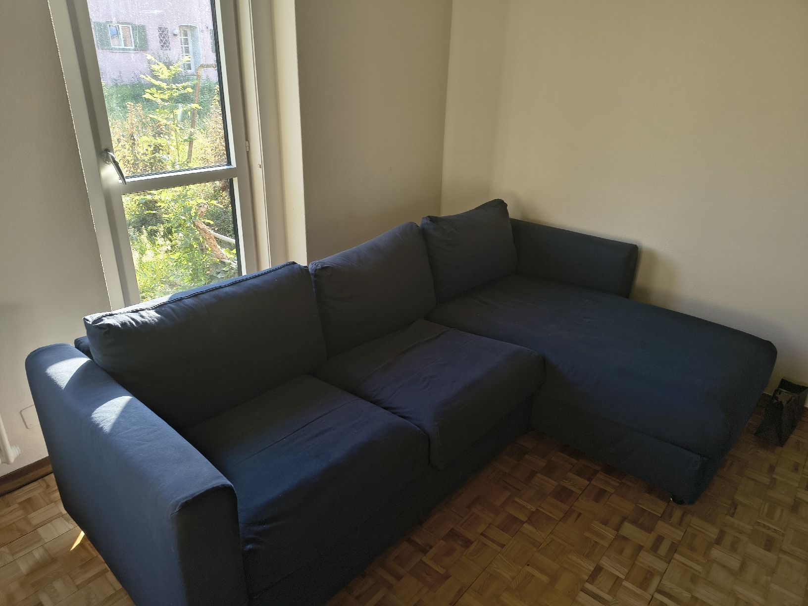 Divani: Sofa Dark Blue L-Shape – Usato da Zürich venduto da mar_q8vb