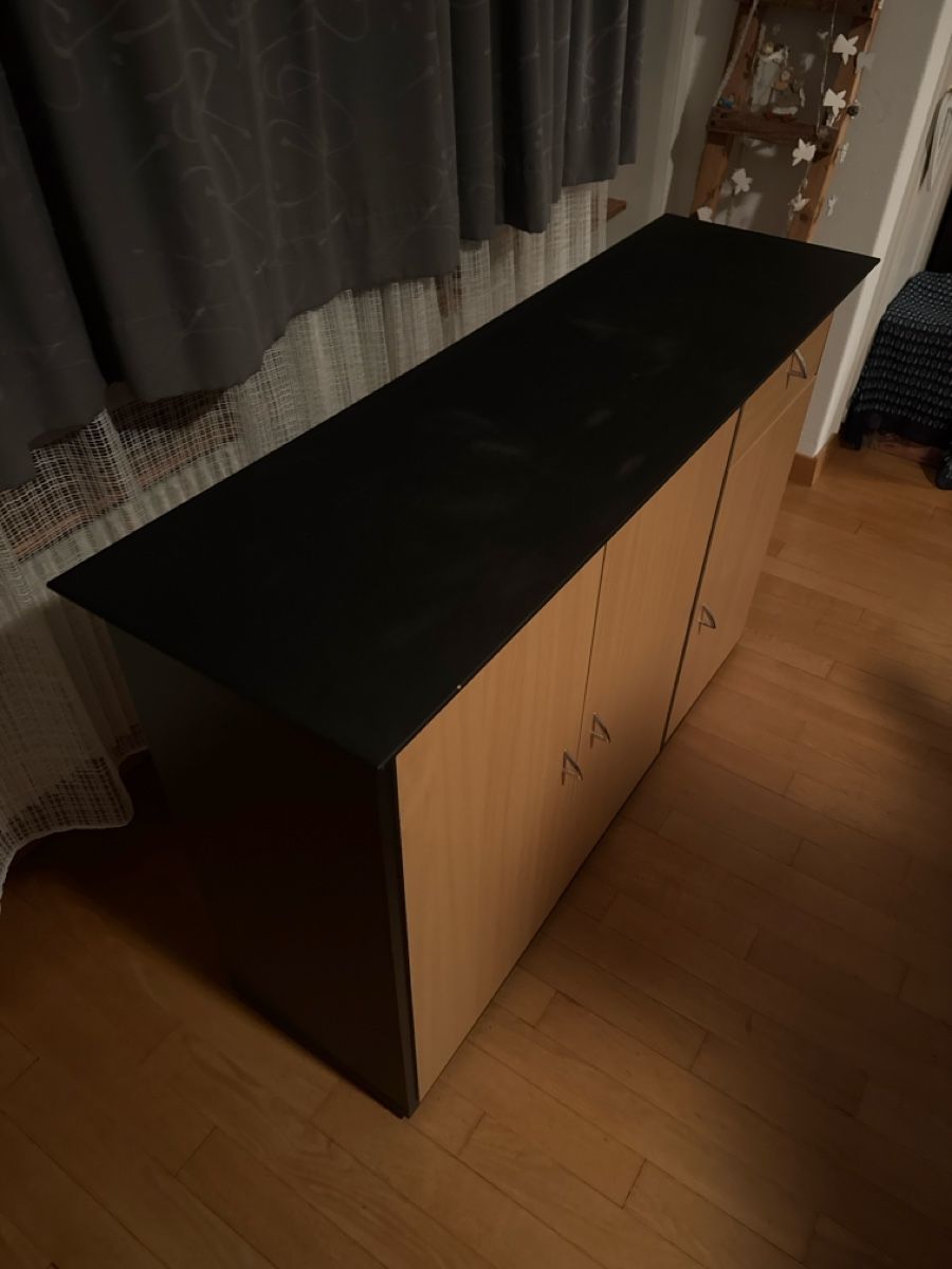 Cassettiere: Sidebord Holzoptik/Schwarz Gebraucht – Usato da Bern venduto da mauuricceee 3