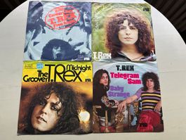 T.REX MARC BOLAN tolle Singles TYRANNOSAURUS REX Glam 70's