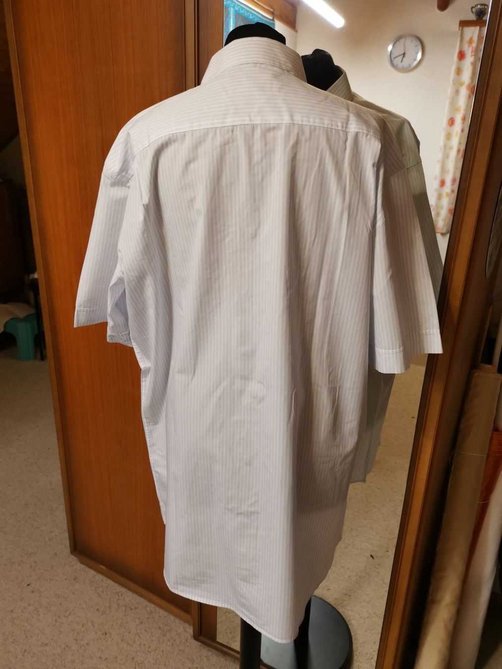 Camicie: Herrenhemd Kurzarm, hellblau-weiss gestreift, INVECE UOMO – Nuovo (secondo la descrizione) da Seuzach venduto da NaehdesignMirjam 1