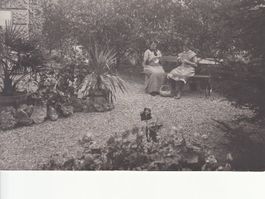 Motivkarte strickende Frauen 1914