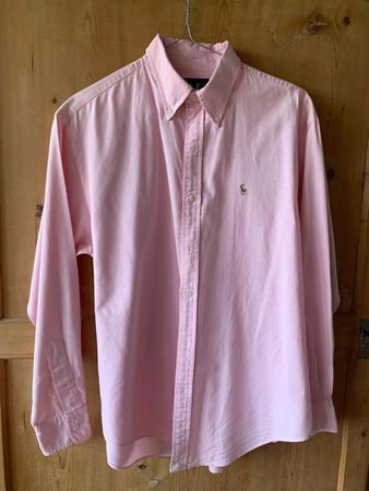 Polo Hemd  rosa Grösse 10 100% Baumwolle guter Zustand