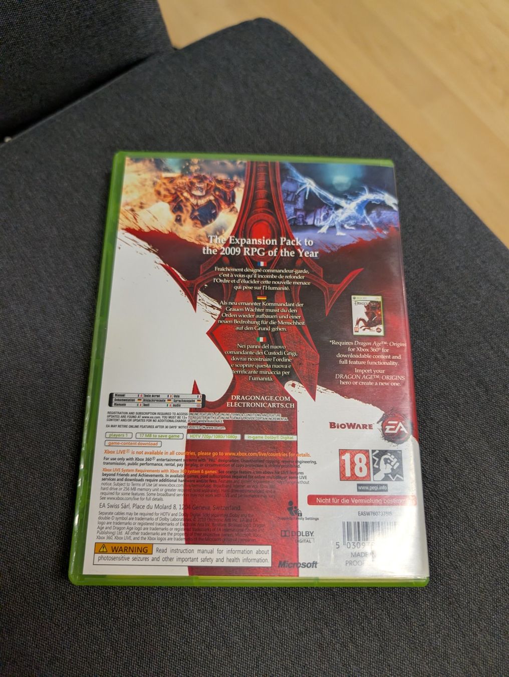 Giochi: Dragon age origins awakening Microsoft Xbox 360 – Usato da Giubiasco venduto da Ticinerd 1
