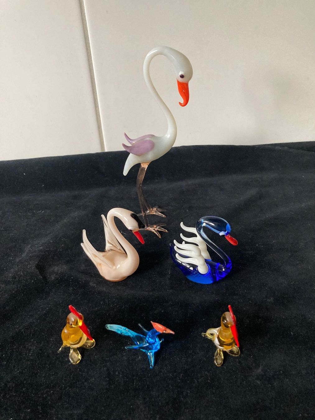 Tutte le decorazioni: 6 Bunte Glas-Vögel – Usato da Zürich venduto da Chaeffeler 1