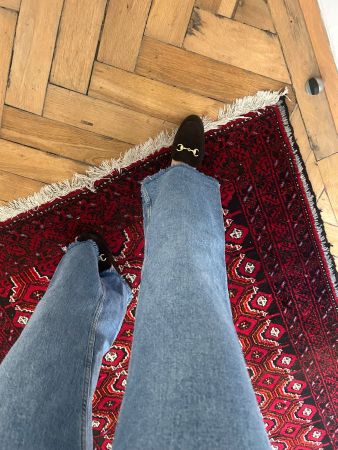 Stylische Jeans im Used-Look, Grösse 34, Mango