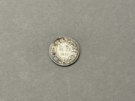 Schweiz  2 Franken 1863 