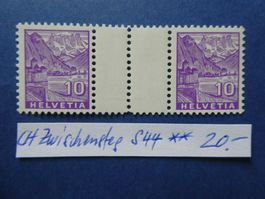 CH Zwischensteg Nr. S44 postfrisch **