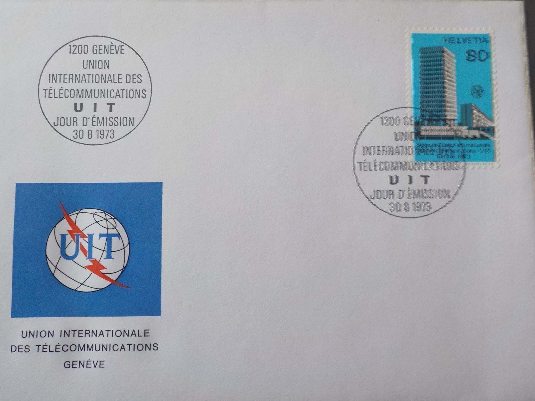 Alle Briefmarken: 1973, FDC, UIT – Neu (gemäss Beschreibung) aus Muri b. Bern von Ricardoverkauf