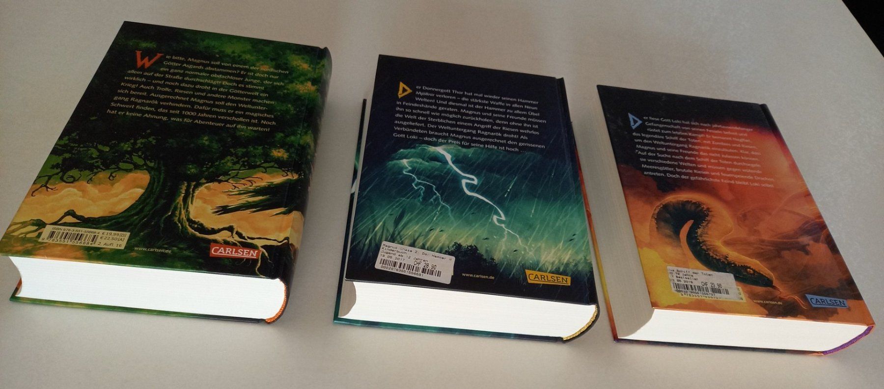 Libri: Magnus Chase Trilogie - Rick Riordan – Usato da Effretikon venduto da Ricardo0830 4