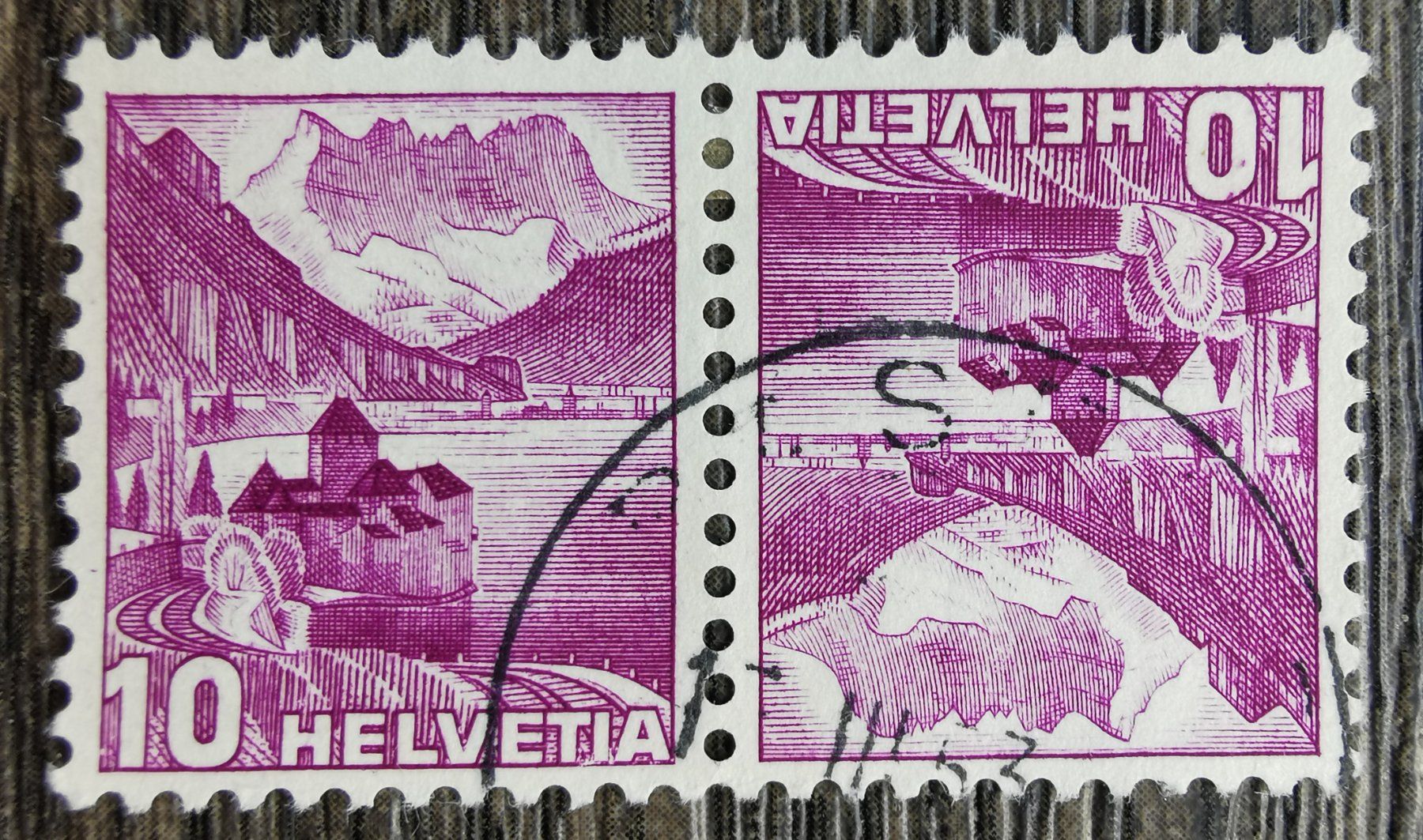 Tutti i francobolli: TR107 Timbre Suisse Oblitere 19xx – Usato da Cousset venduto da Patrick_Collections