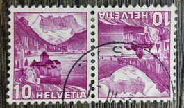 TR107 Timbre Suisse Oblitere 19xx
