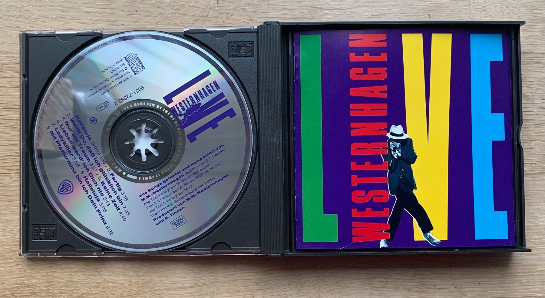 CD: Westernhagen Live Doppel CD – Usato da Zürich venduto da Fieber 1