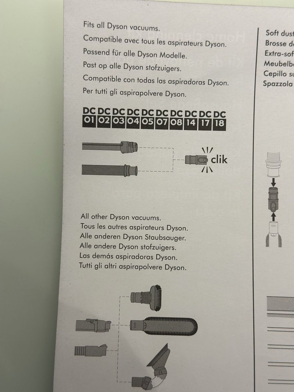 Dyson Aspirapolveri & Accessori: Adapter Dyson Bodendüse / Zubehör – Usato da Stein AG venduto da Loris-Lavender 4