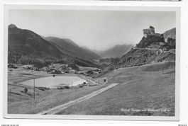 Schloss Tarasp mit Fontana um 1928
