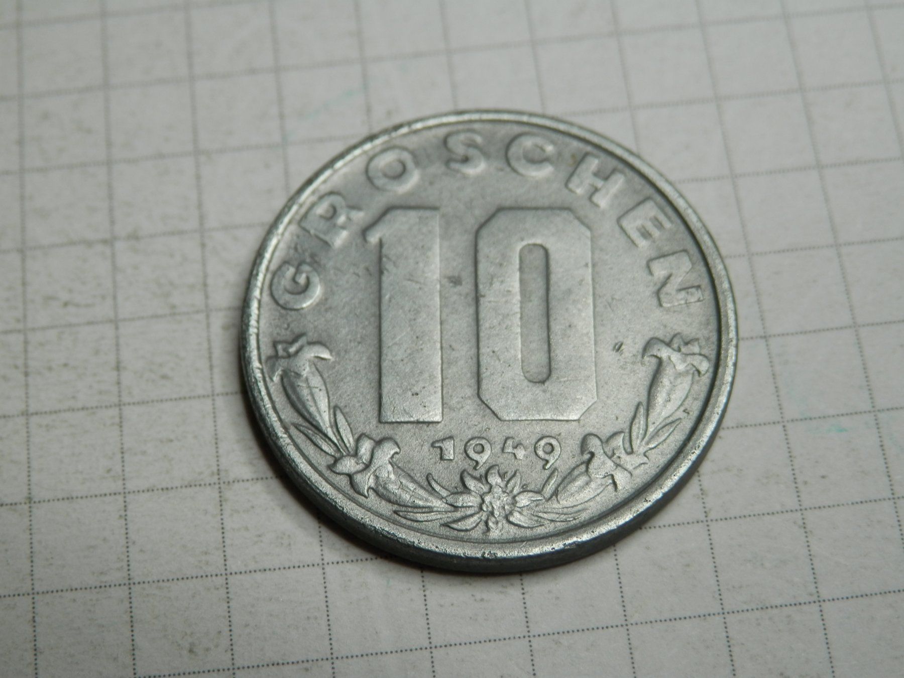 Tutti le monete: Österreich  10 Groschen, 1949 – Usato da Weiach venduto da weiach81