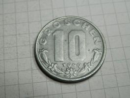 Österreich  10 Groschen, 1949