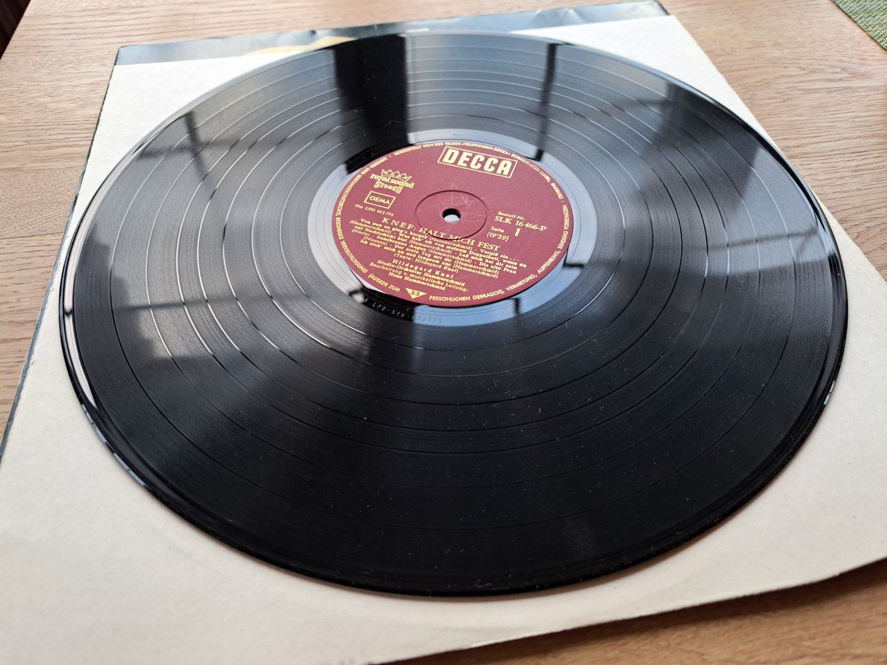 Dischi in vinile: Hildegard Knef - Halt mich fest – Usato da Meggen venduto da Ricardokoch 2