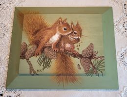 Original Oelbild auf Holz Signiert