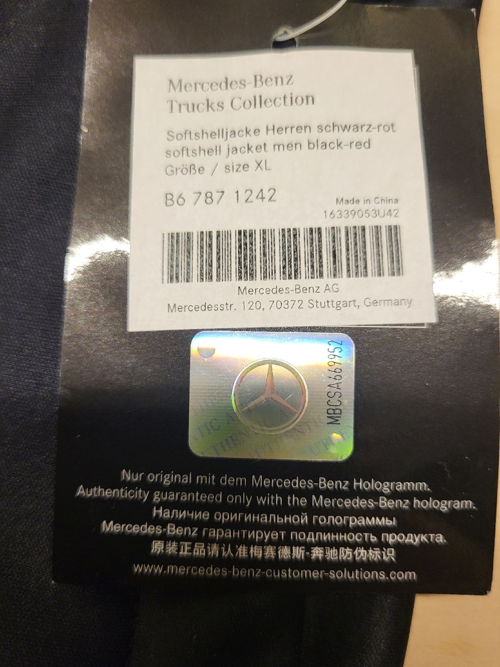 Giacche: Mercedes-Benz Softshell Jacke XL Schwarz-Rot – Nuovo (secondo la descrizione) da Chur venduto da ilesab27 3