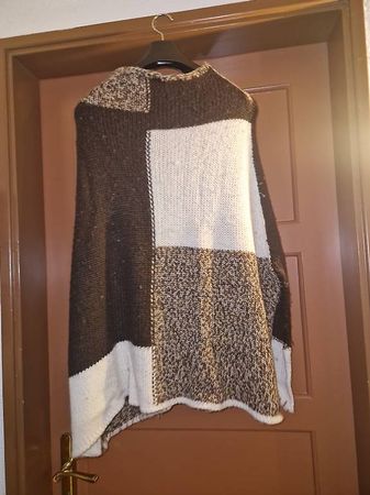 Maglione oversize patchwork