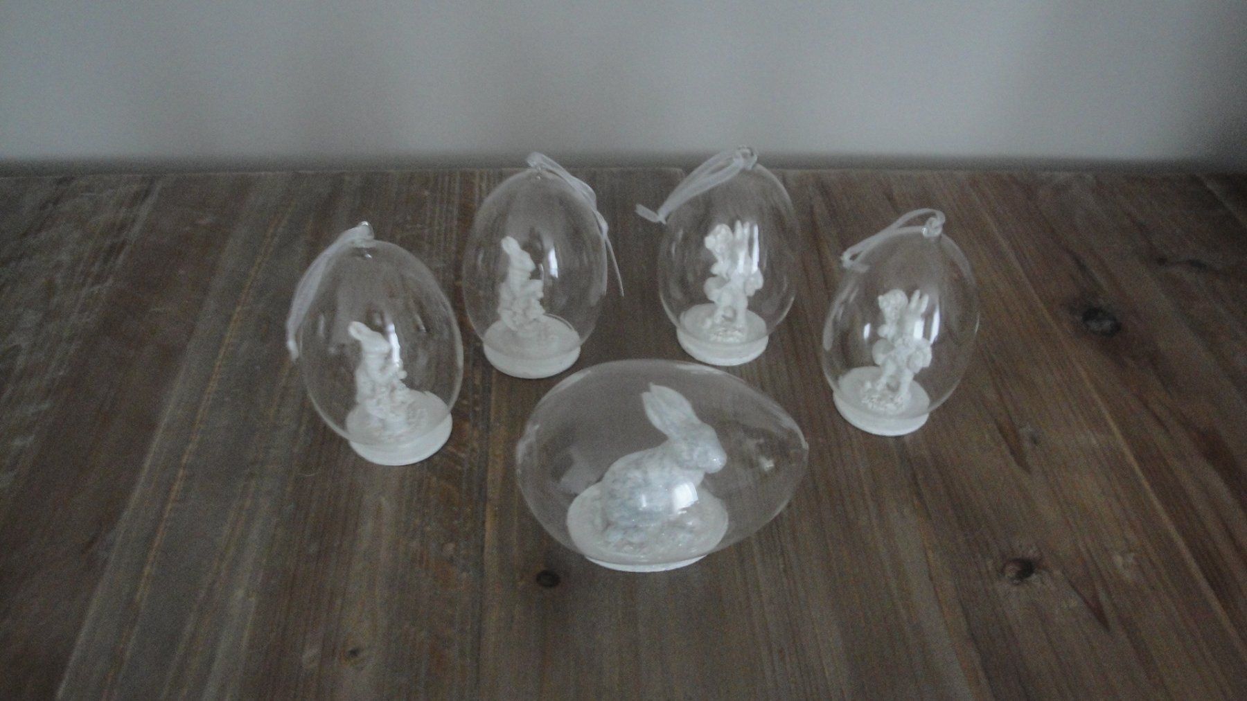 Tutte le decorazioni: 5 x Hase unter Glas Osterhasen – Usato da Erlenbach ZH venduto da Sondeiwendiz