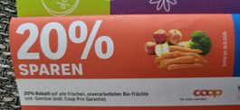 POSTVERSAND 20% Rabatt auf Bio-Früchte & Gemüse bis 30.6.26