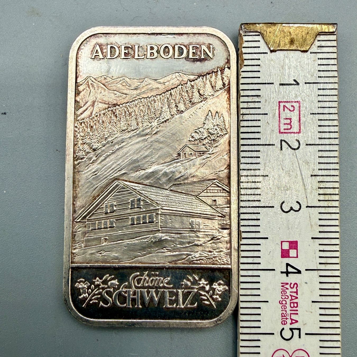 Edelmetalle: 1 Unze Silber Adelboden – Gebraucht aus Ueberstorf von Brocandi 2
