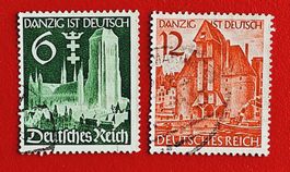 DEUTSCHES REICH POLEN DANZIG IST DEUTSCH 1939 GESTEMPELT