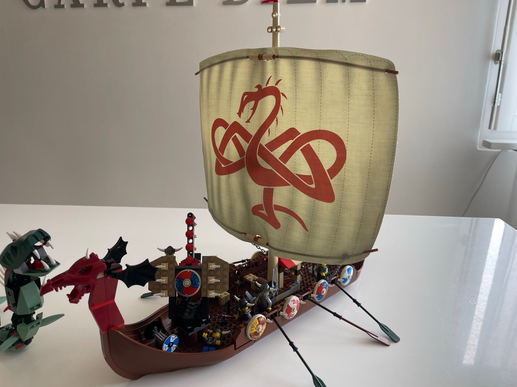 Lego Baukästen: Lego Vikings 7018 Viking Ship challenges the Midgard Serpent – Gebraucht aus Burgdorf von Pistar