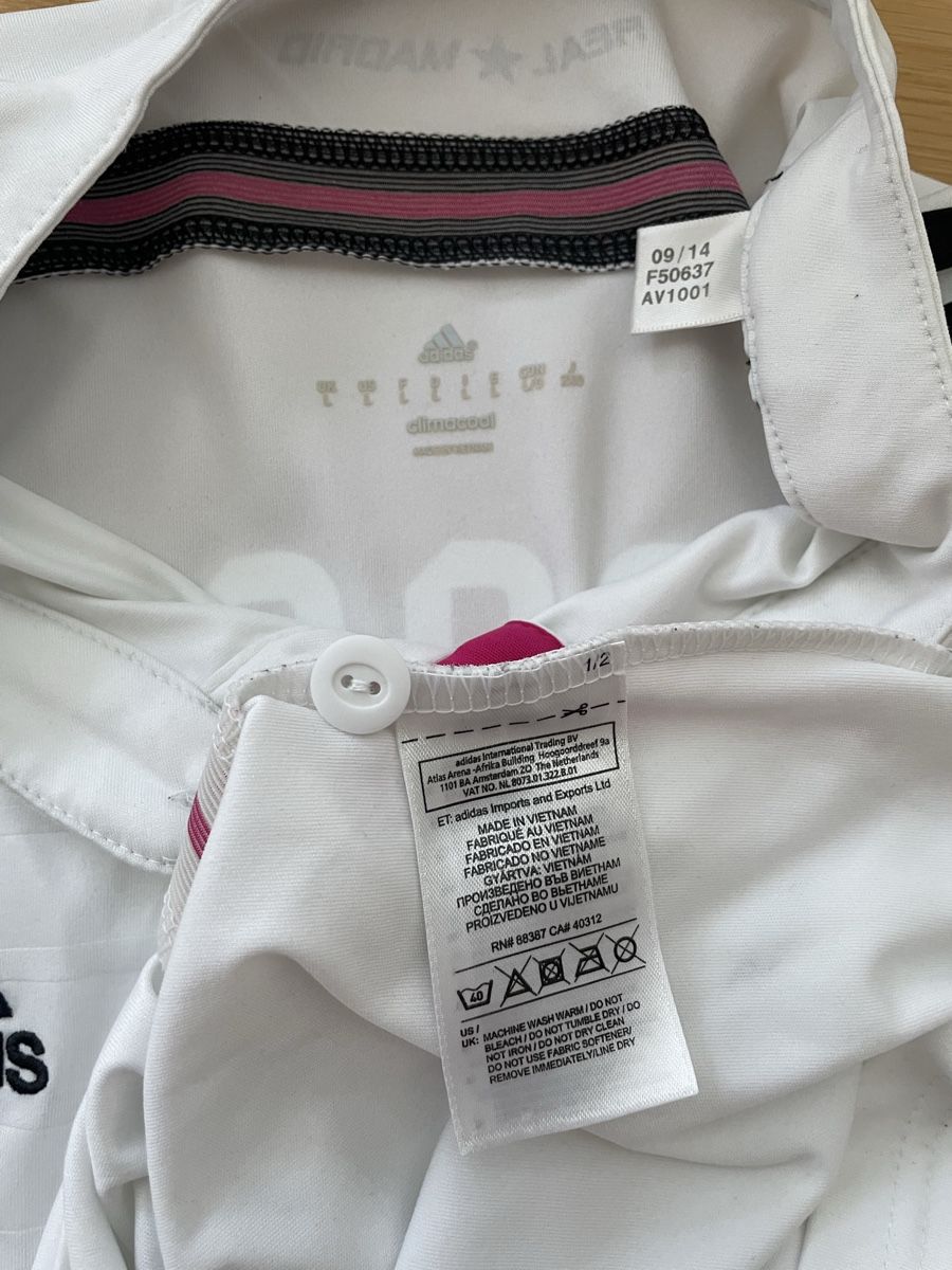 Real Madrid Canottiere & Pantaloni: Original Real Madrid 2014/2015 Kroos – Usato da Windisch venduto da RealJerseys 3