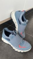 Baskets Ecco bleu et corail, pointure 37