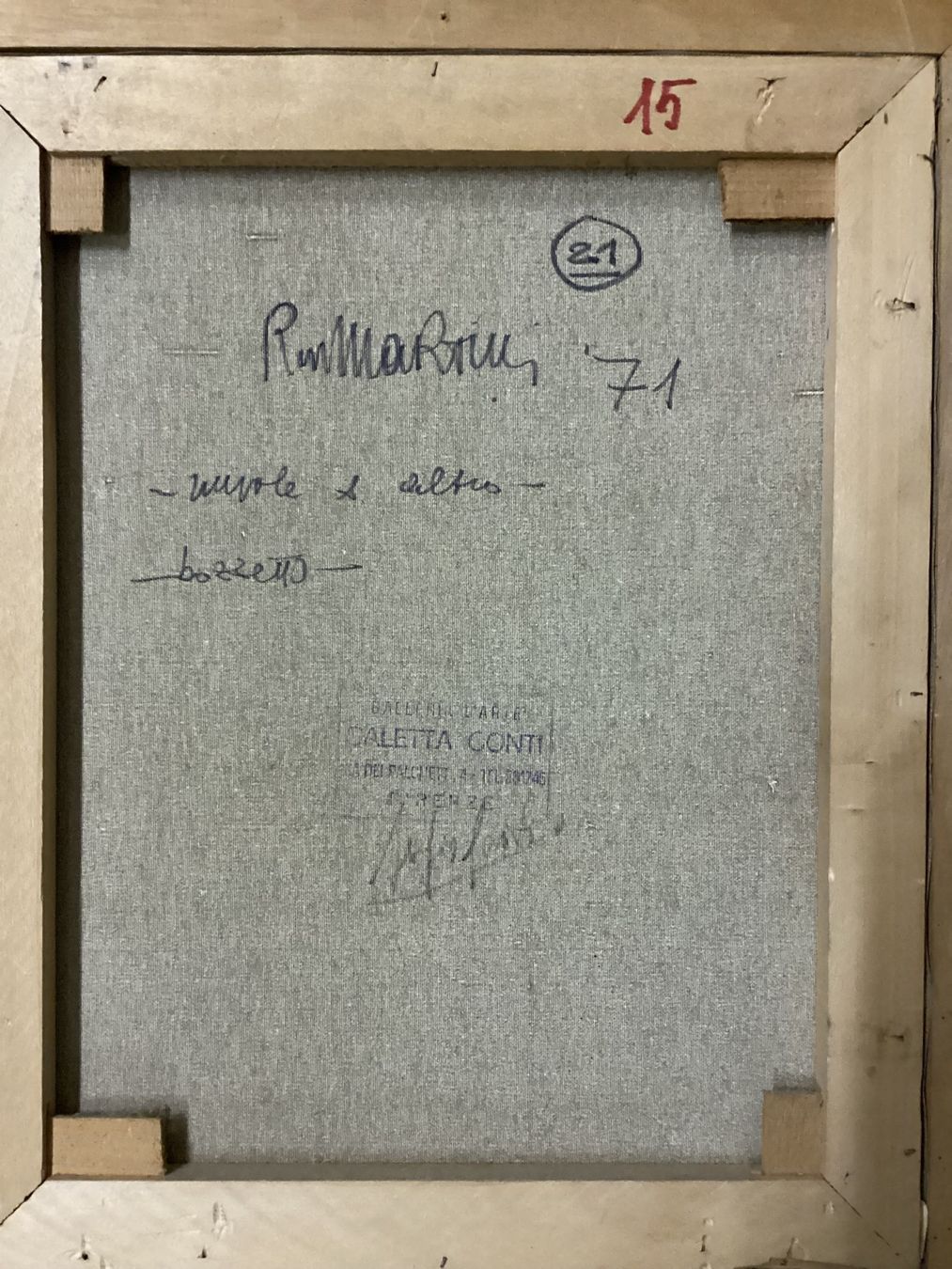 Gemälde: Öl Bild Rodolfo Martini (1944) – Gebraucht aus Eglisau von mar_5rn2 5
