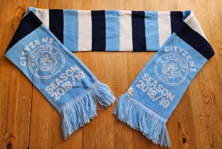 Manchester City Schal 2018/2019 Fussball Pub Fan ManCity