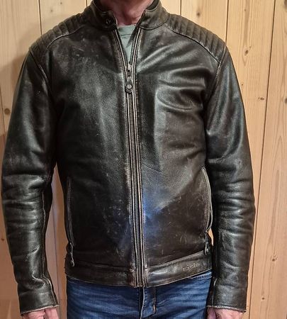 Leder-Motorradjacke Richa-Thruxton