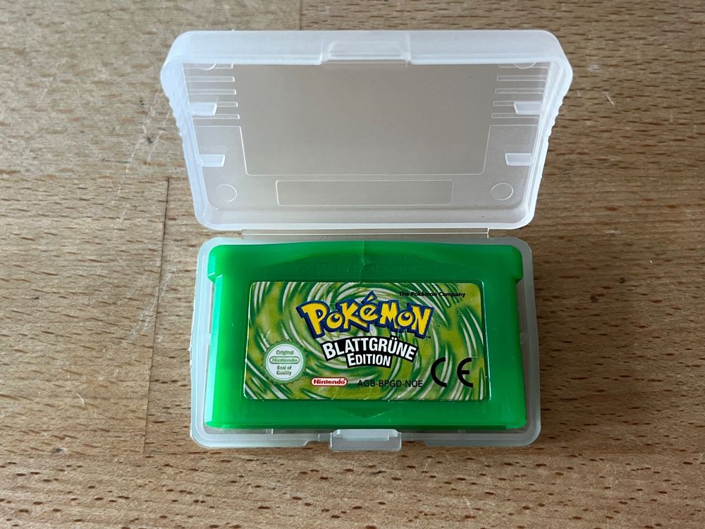 pokemon-blattgr-ne-edition-deutsch-game-boy-advance-gba-gebraucht