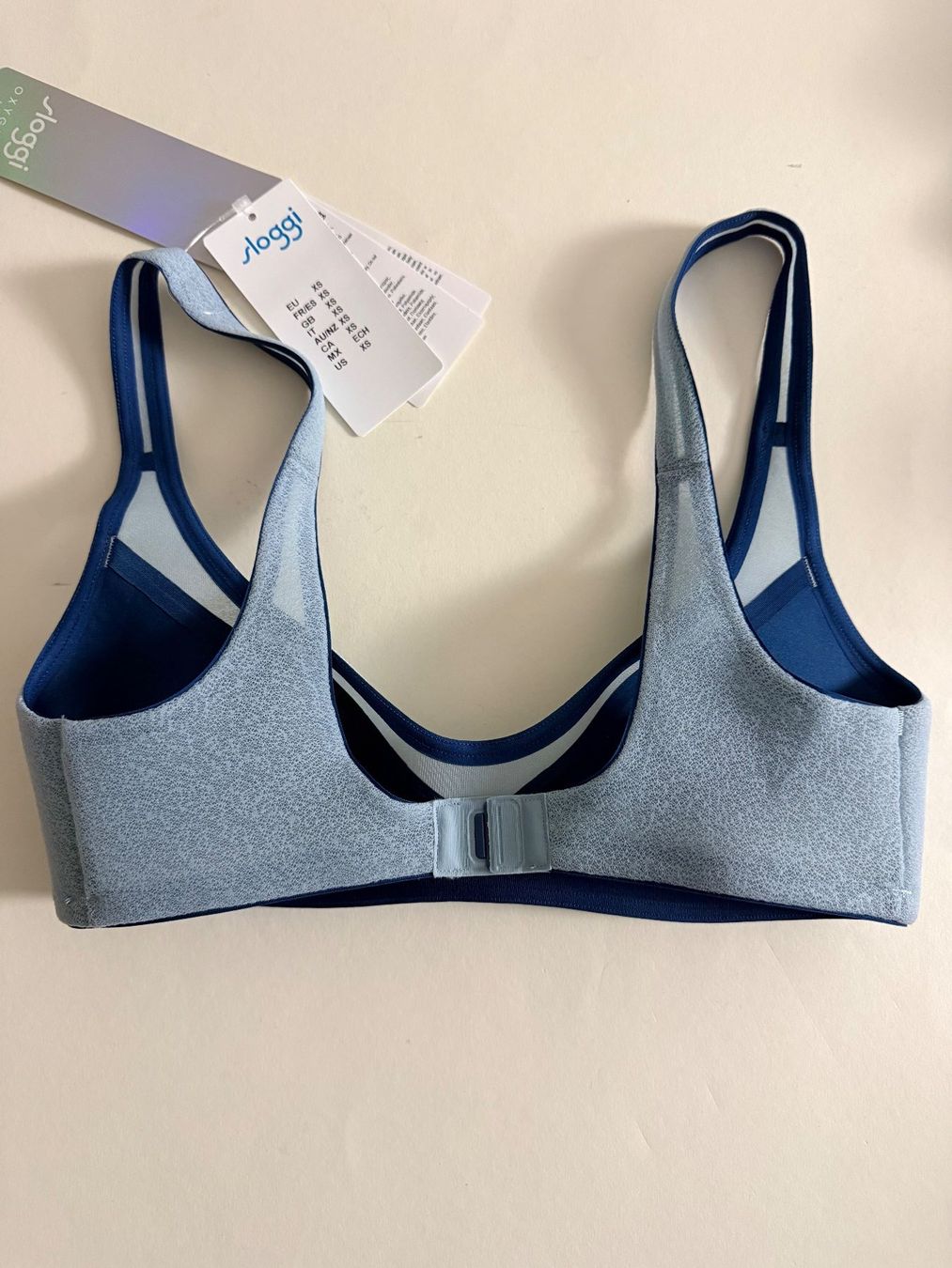 Sloggi Altra biancheria intima: SLOGGi, OXYGENE Infinite Soft Bra, Grösse XS, Farbe Blau – Nuovo e nell'imballaggio originale da Rudolfstetten venduto da gst_g7xl 1