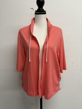 Marc Cain Sports Bluse Gr. 40 Koralle kurzarm rosa