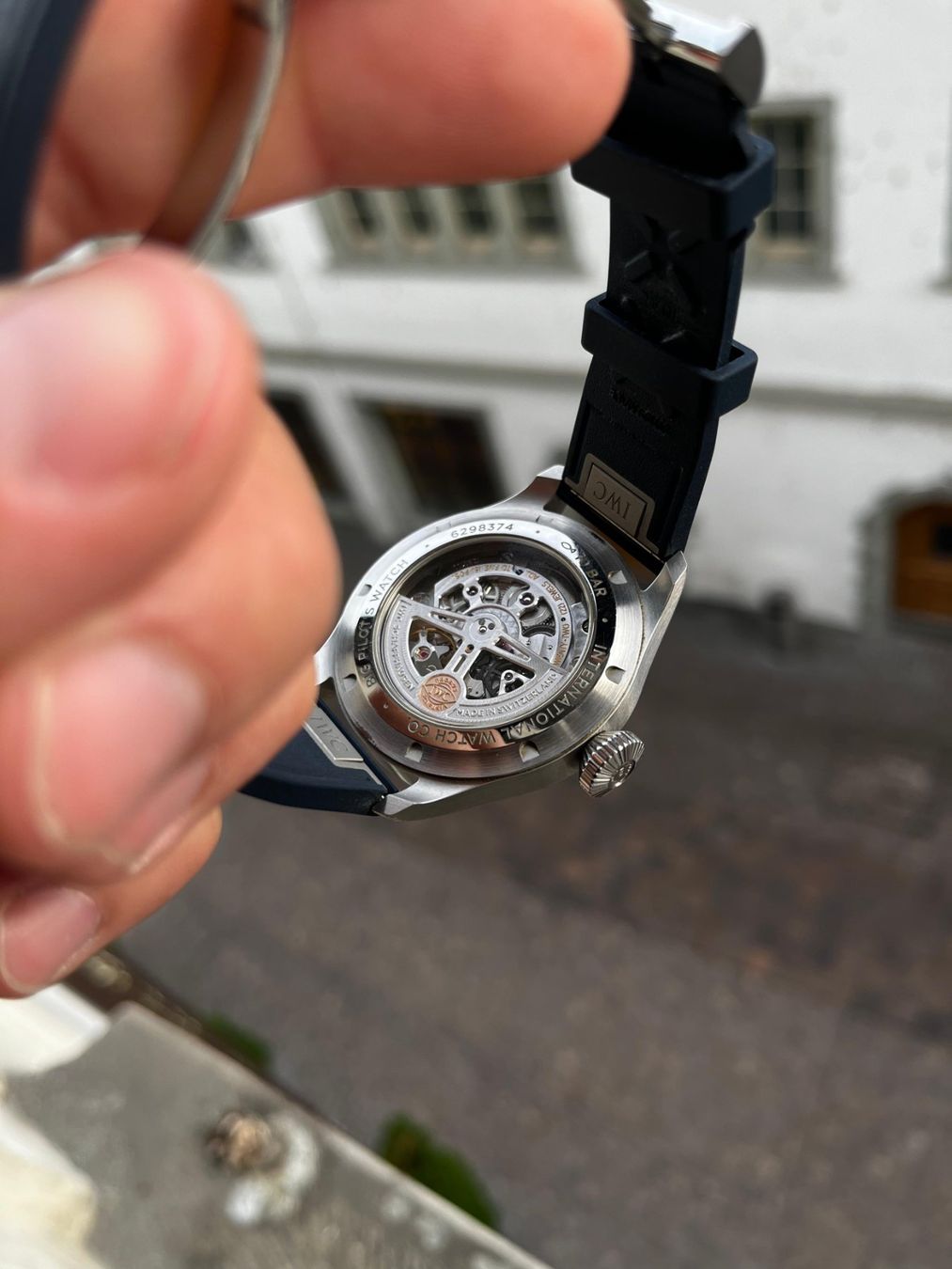 IWC Uhren: IWC Big Pilot 43, Full Set + Kautschukband – Gebraucht aus Schaffhausen von immervali 3