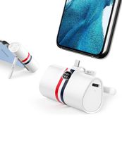 Power Bank USB C 5000mAh, Mini tragbares Ladegerät 20W PD