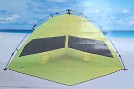 Sonnenschutz Strandmuschel Pop-Up Zelt faltbar neuwertig