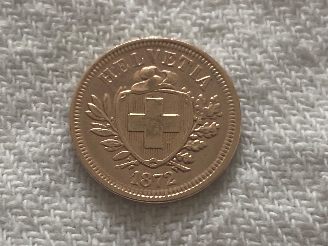 Toutes les monnaies: 1 centime/rappen 1872 – D'occasion à Nyon par Ilmi09