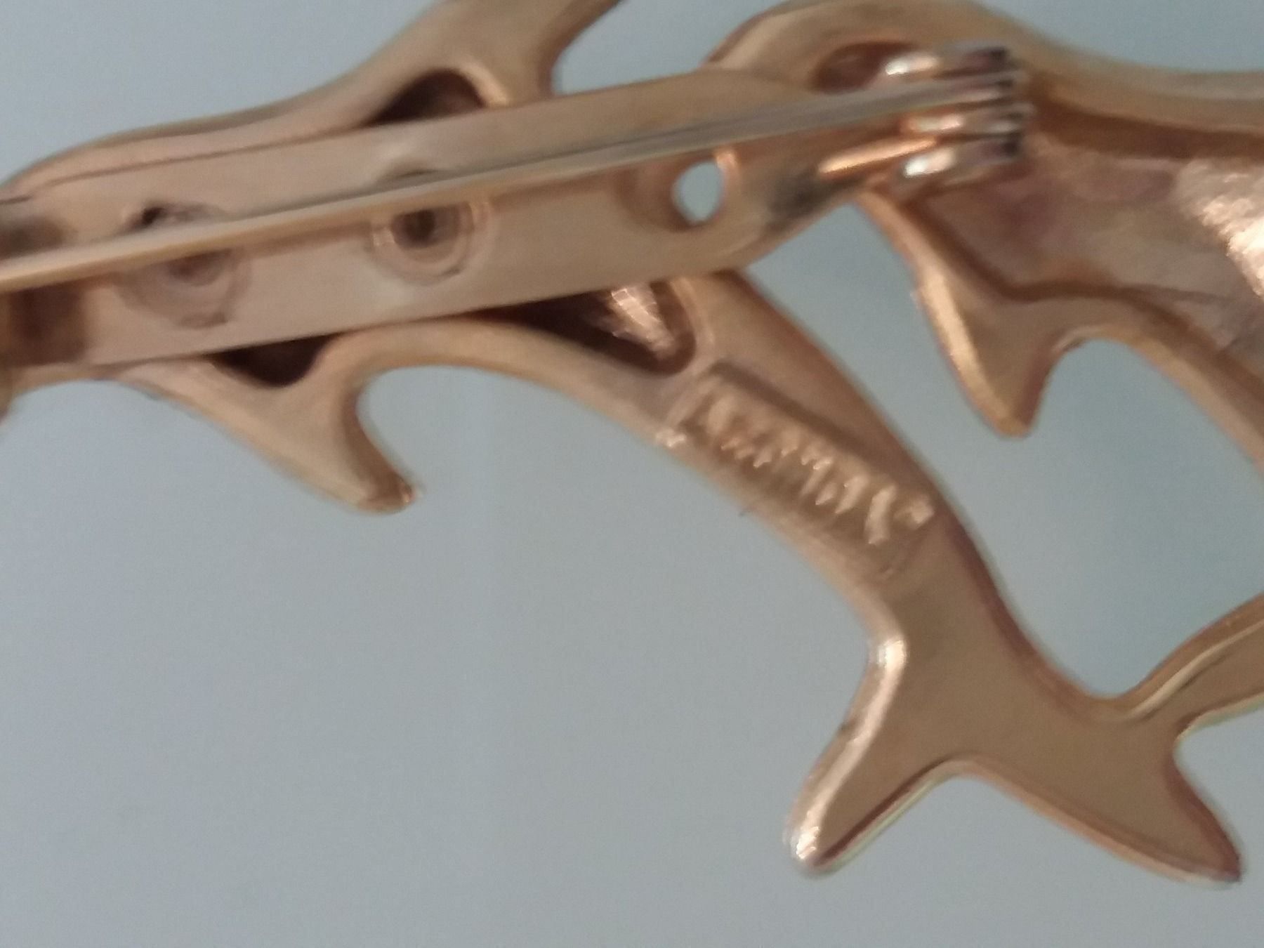 Spille & Fermagli: DELPHIN VINTAGE BROSCHE ALT 4 cm "ACONDA" – Usato da Münchenbuchsee venduto da babilibern 2