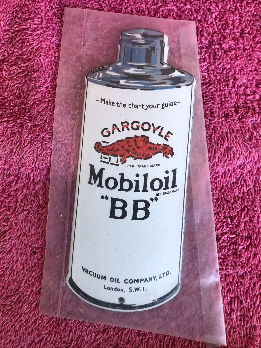 Insegne: Gargoyle mobiloil Garage service – Nuovo e nell'imballaggio originale da Reinach AG venduto da rares75