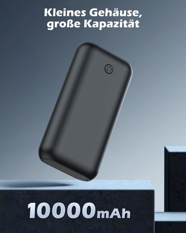 Powerbank 10000mAh Mini Kompakte Externer Akku Ladegerät | Kaufen auf ...