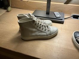 Gucci Sneaker Leder hellgrau Grösse 36 sehr guter Zustand