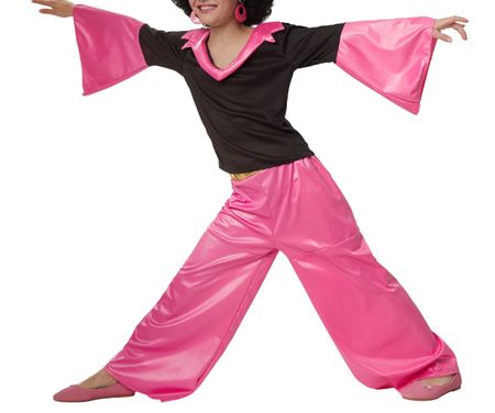 neues Mädchenkostüm Groovy Disco Girl 152 (11-12 Jahre)