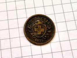 Schweiz 1 Rappen 1875